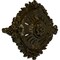 Ekena Millwork Antonio Ceiling Medallion, Hand-Painted Green Gold, 35 7/8"W x 22 1/2"H x 4 3/8"P CM35X22ANGGS - alternate 5